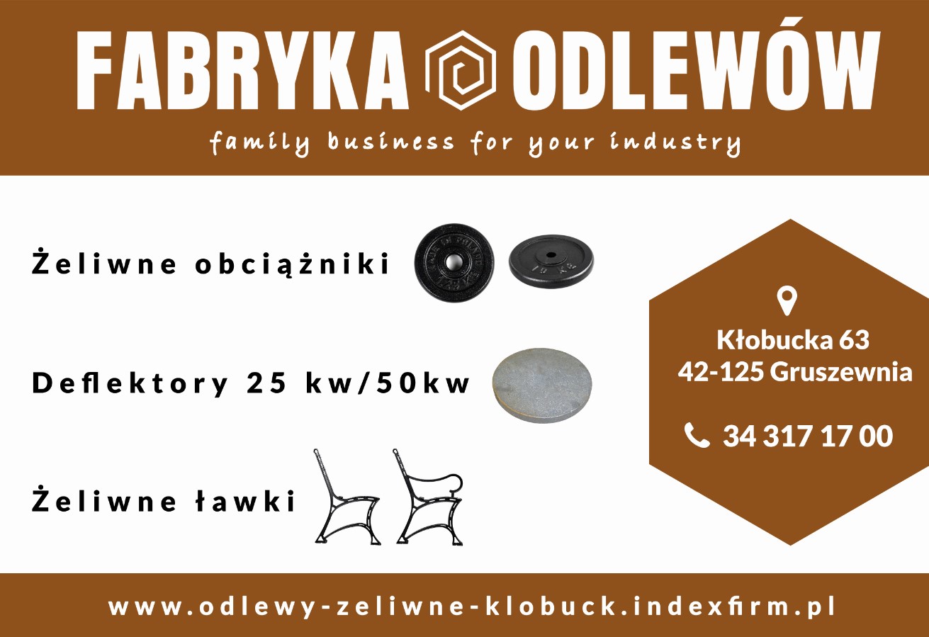 odlewnia żeliwa KŁOBUCK
